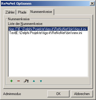 ReNoNet Screenshot - Nummernkreise