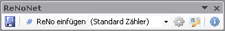 ReNoNet Add-In Symbolleiste